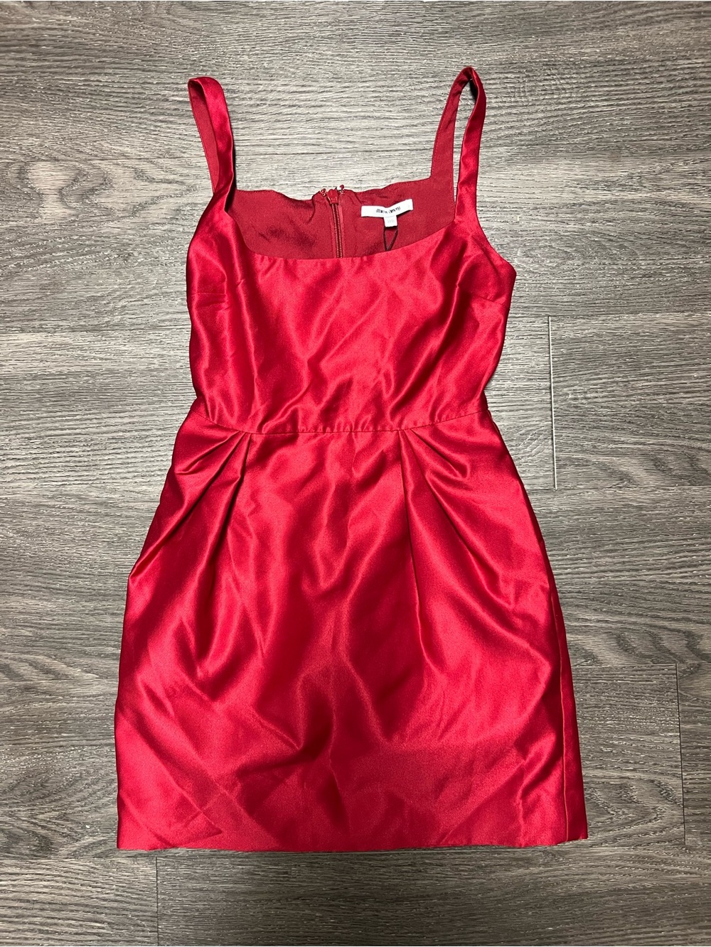 Maison Amory red cocktail dress